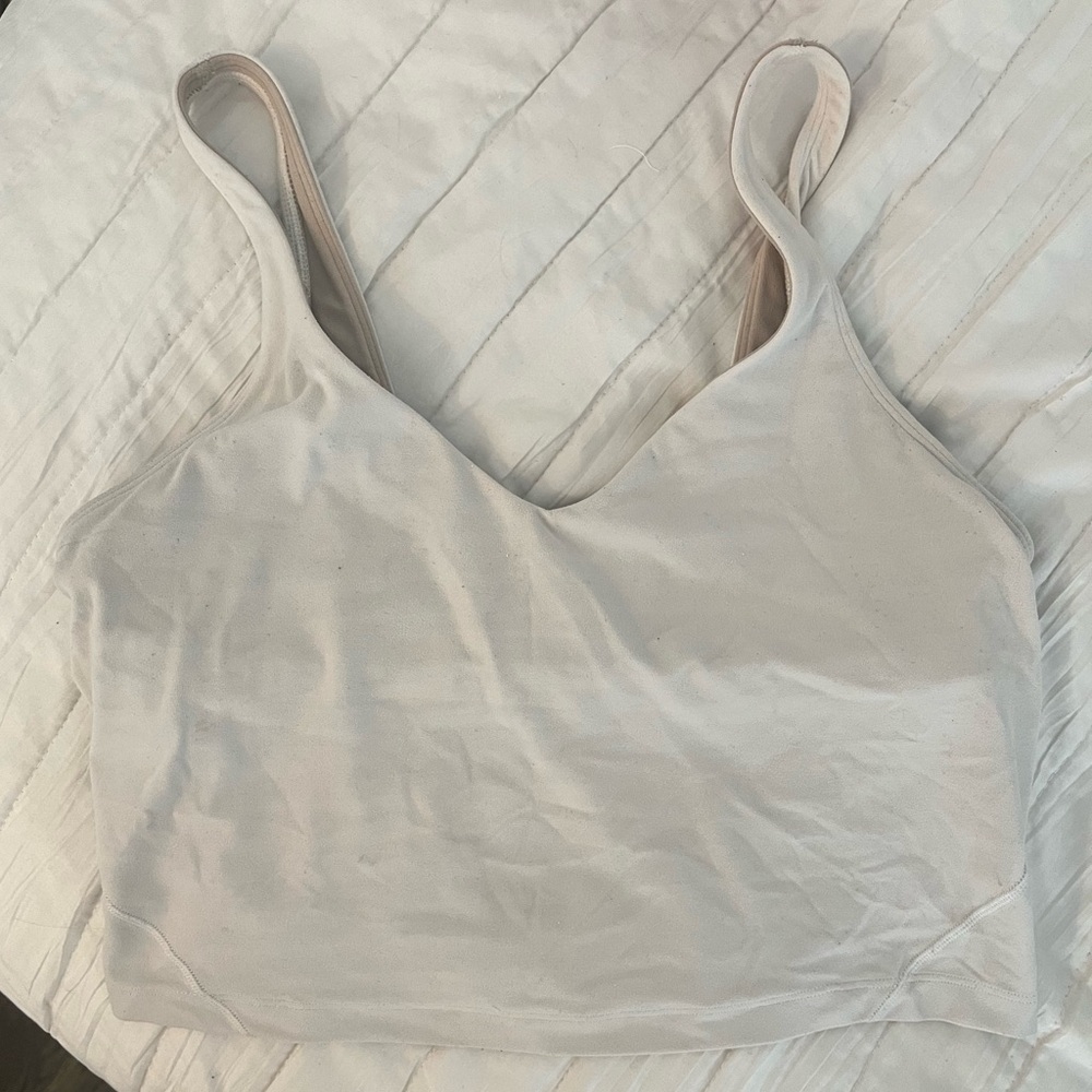 White Lululemon Align Tank